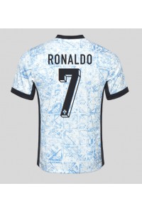 Portugal Cristiano Ronaldo #7 Voetbaltruitje Uit tenue EK 2024 Korte Mouw